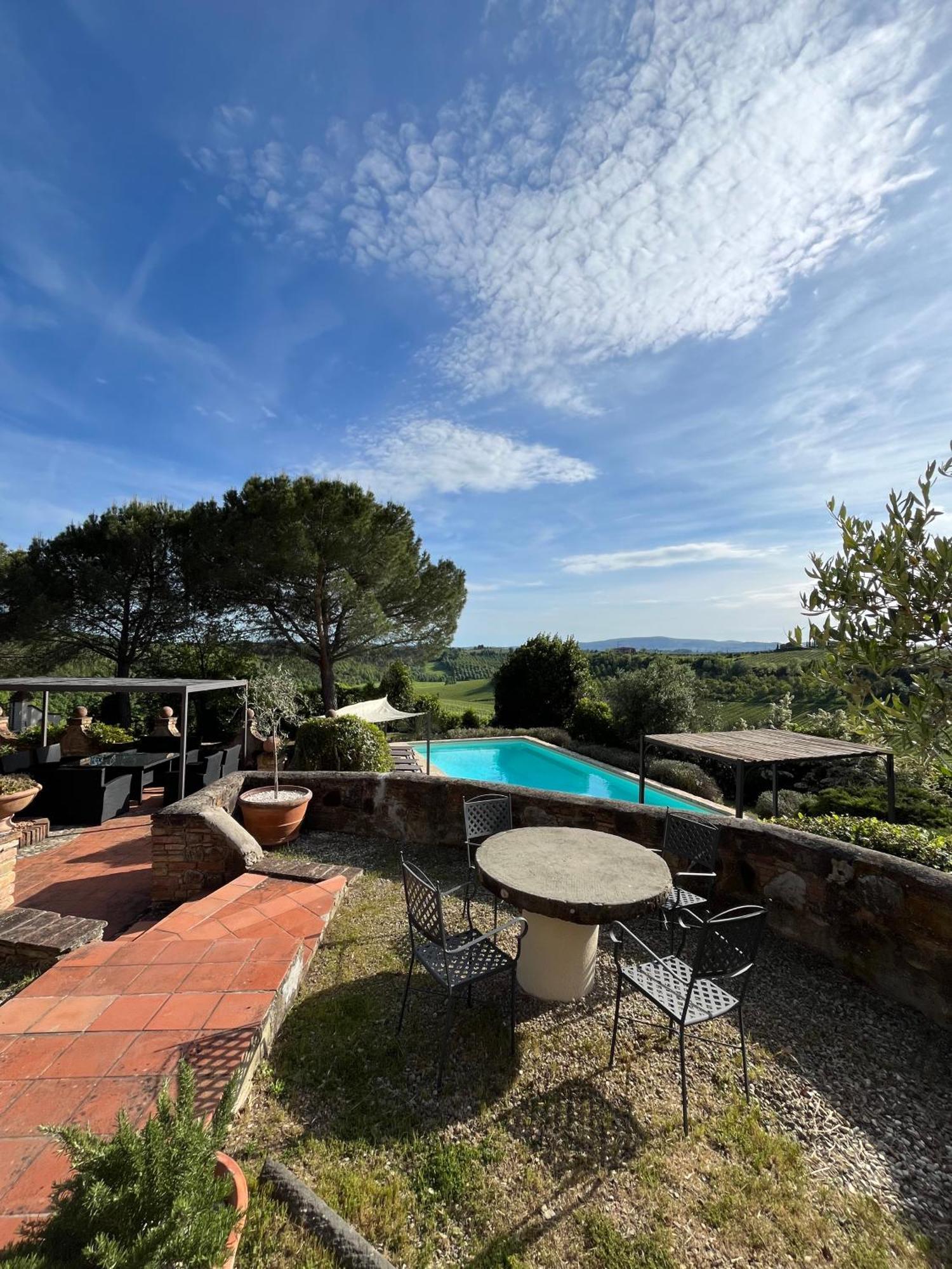 Villa Tre Colli - In The Heart Of Tuscany Чертальдо Екстер'єр фото
